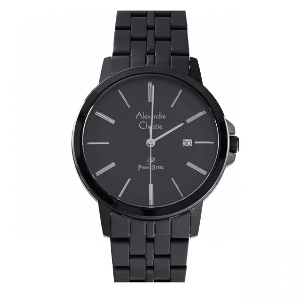 Alexandre Christie AC 1036 Full Black Steel Man MDBIPBA